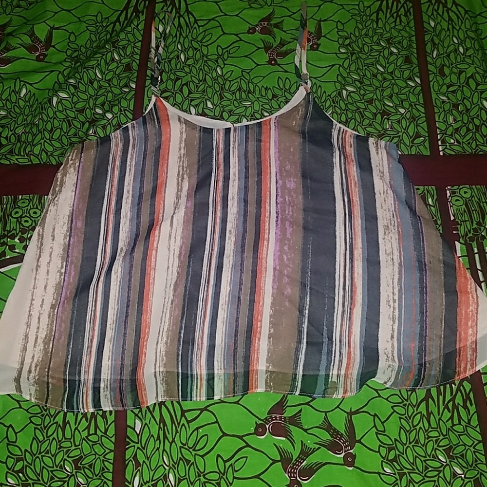 Multicolored top