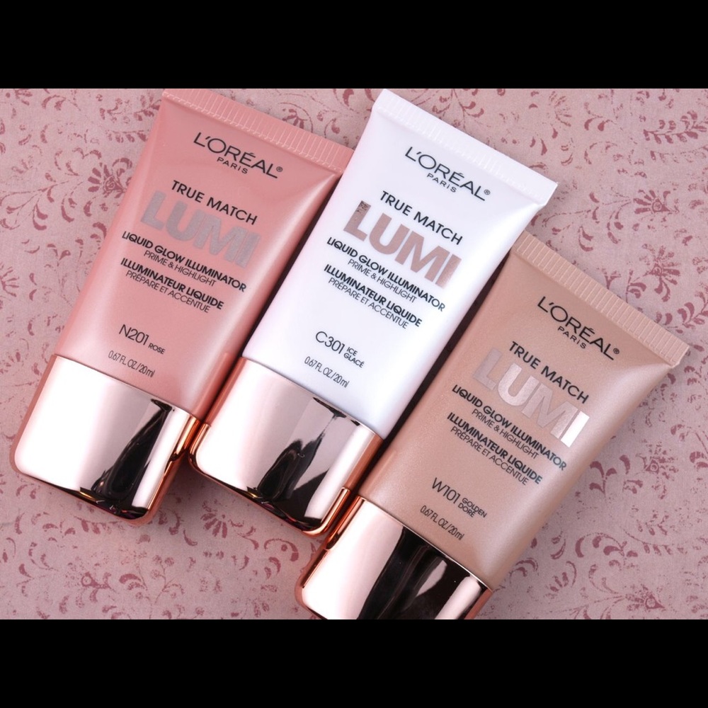 L'oréal Liquid Gloe Illuminator in Pearl + Gold