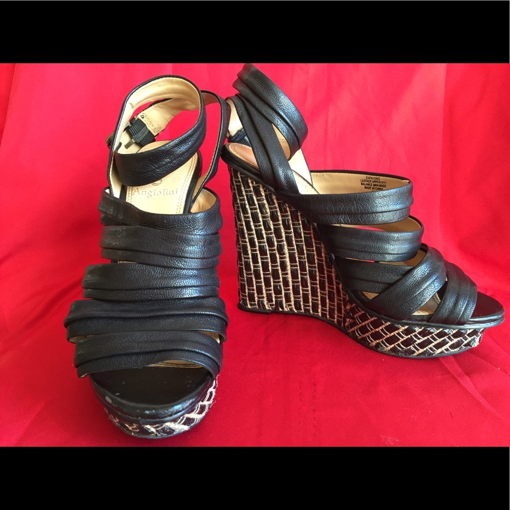 Enzo Angiolini Pavonis Wedge Sandal