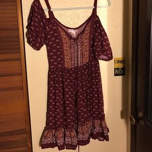 Off the shoulder dress