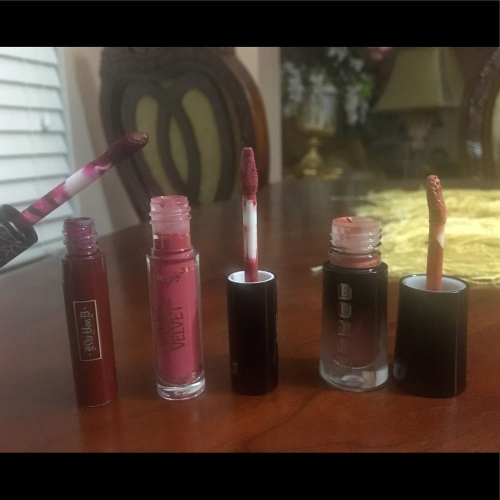 3 in One Bundle - Travel Size Liquid Lipsticks