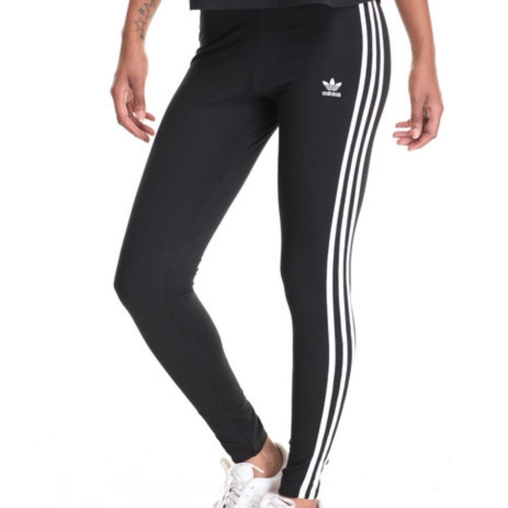 3 stripe leggings