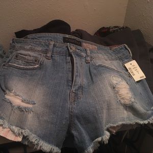High waisted shorts