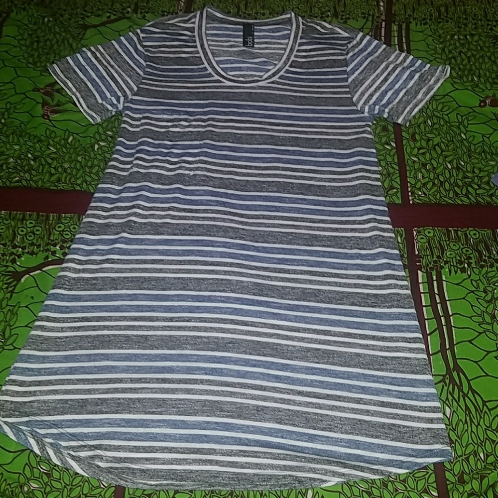 Striped t-shirt dress