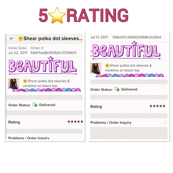 5⭐️ LAST ONE Shear polka dot sleeves & neckline - Picture 2 of 8