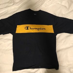 Vintage-style Champion Long Sleeve Tee -Medium