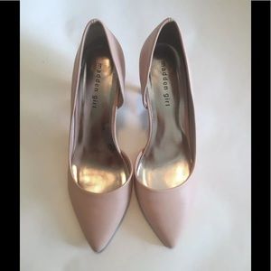 Pink blush size 10 Pumps vegan 3" heels