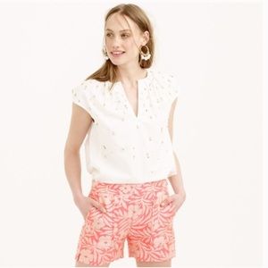 J. Crew Plumeria Jacquard-- 🦄LAST PRICE --1 hr