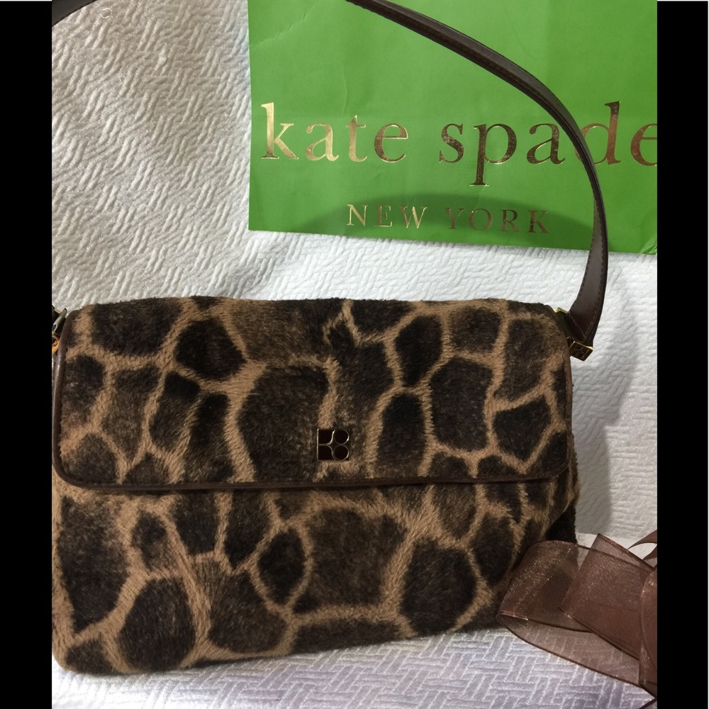 Authentic Kate Spade ♠️ KiKi Giraffe Print Bag