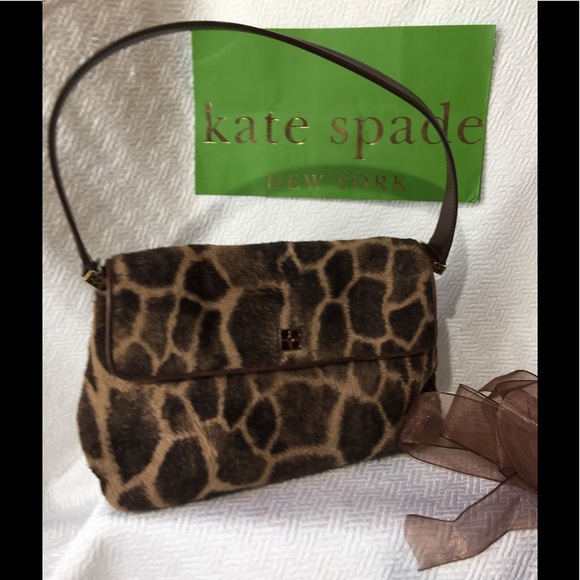 Authentic Kate Spade ♠️ KiKi Giraffe Print Bag - Picture 3 of 8