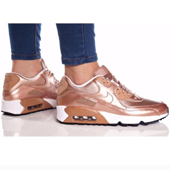 nike air max 90 metallic rose gold