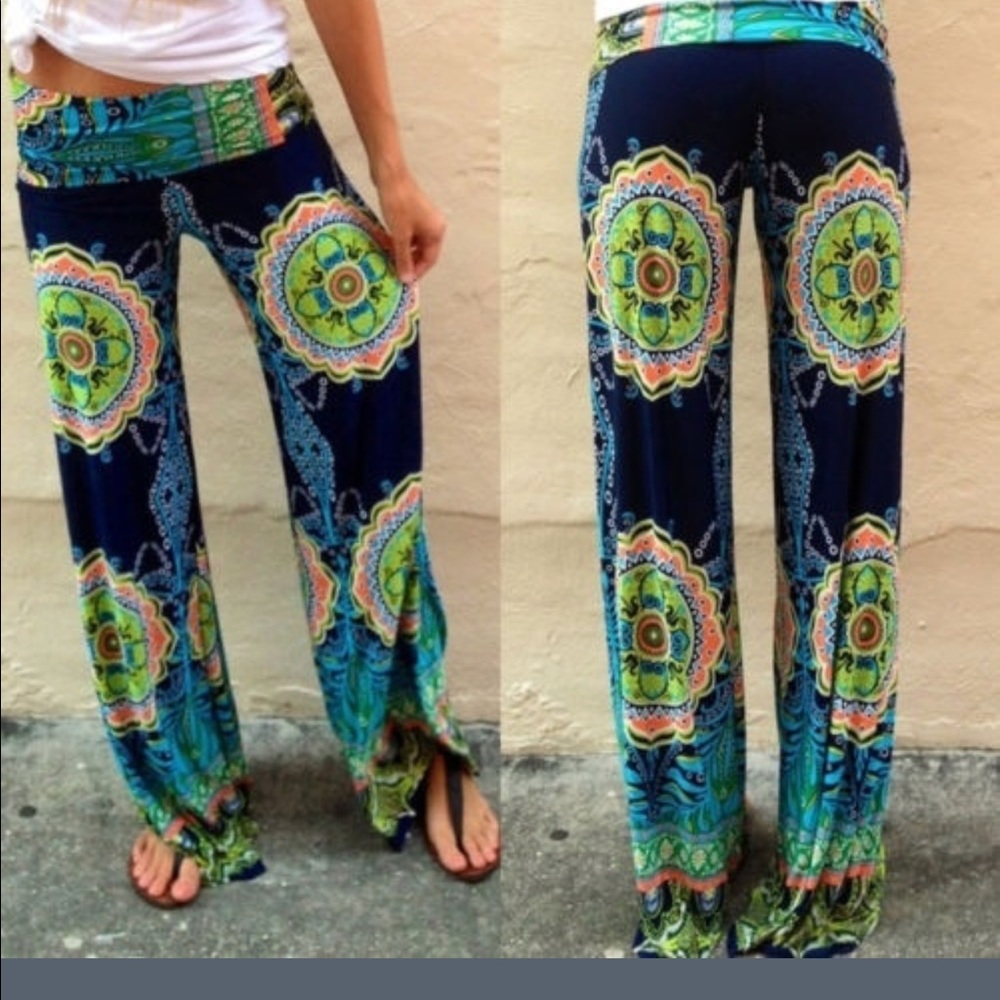 Bohemian palazzo pants