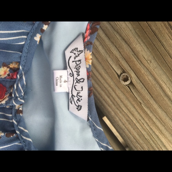 NWOT Pippa & Julie floral 3T/4T dress - Picture 2 of 2