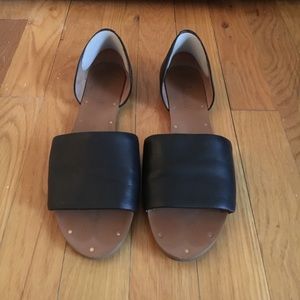 Madewell The Thea sandal in black leather