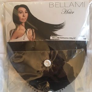 Bellami Bellissima 22" Hair color 1B OFF BLACK
