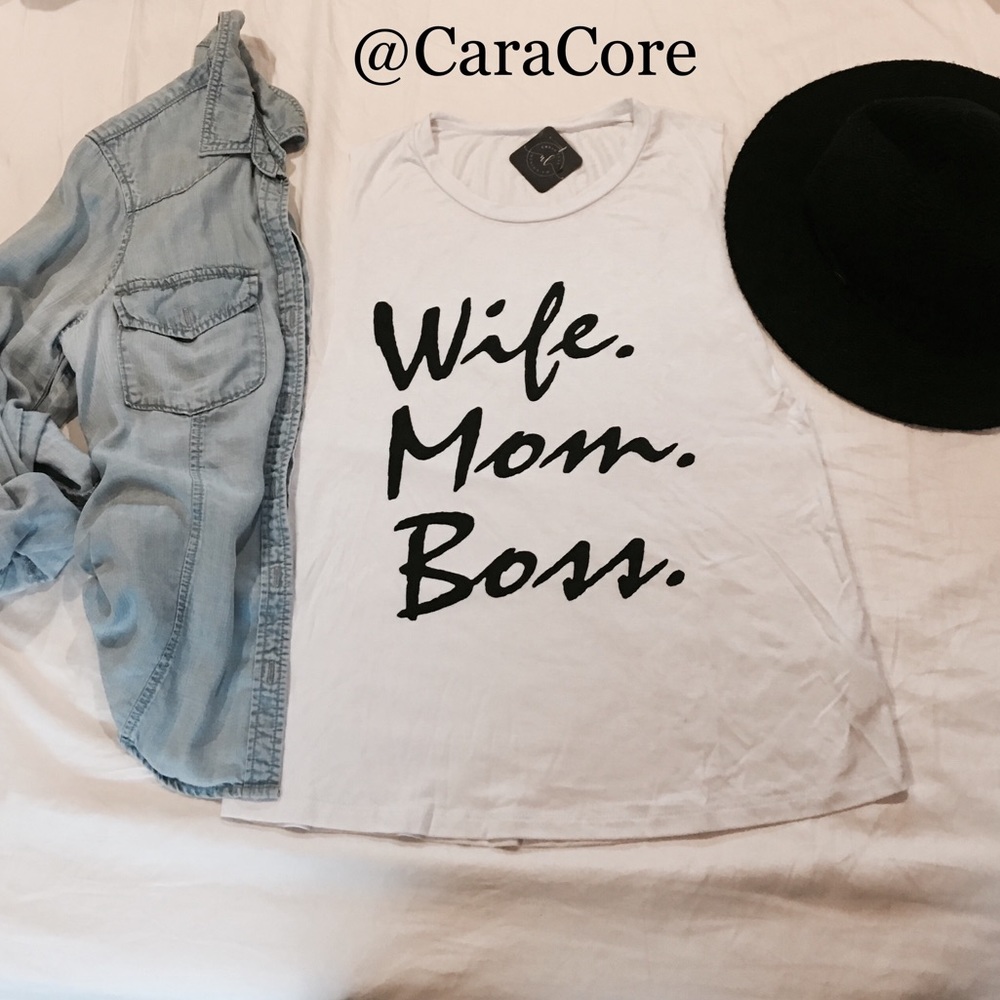 Wife•Mom•Boss Tank! ✔️ - Picture 3 of 3