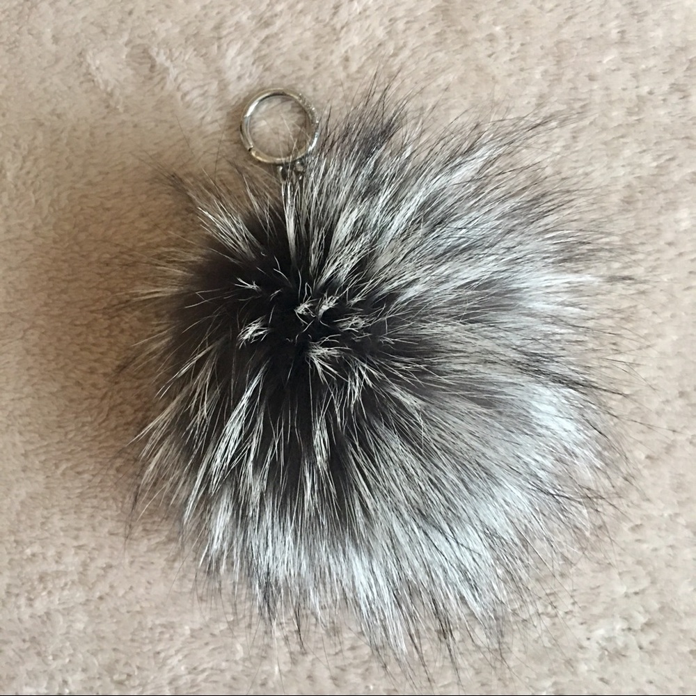 Michael Kors Fur Pom Pom Keychain