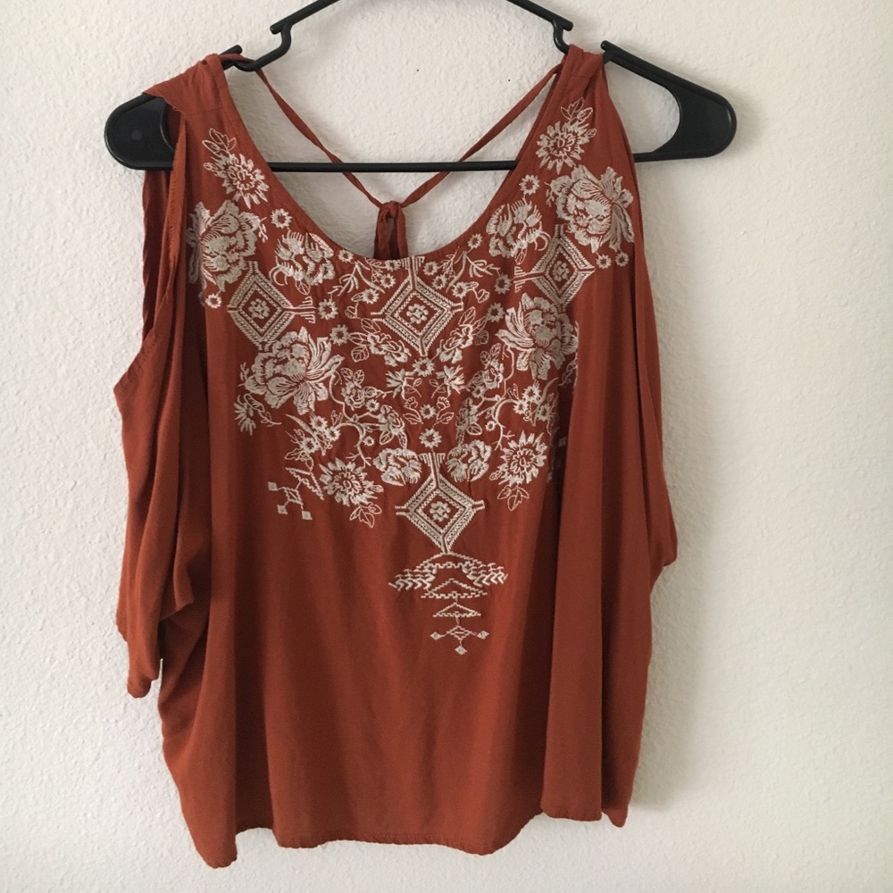 Burnt Orange Blouse