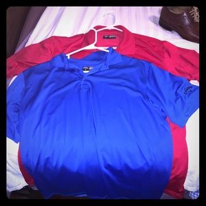 Golf shirts and button down .