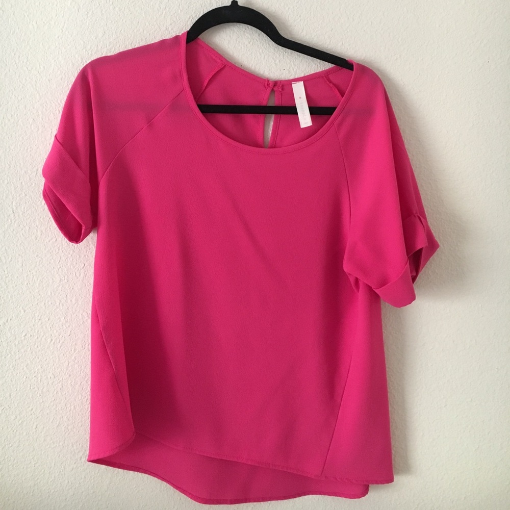 Hot Pink Blouse