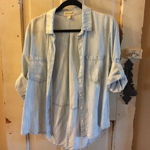 Anthropologie Cloth & Stone Denim Shirt
