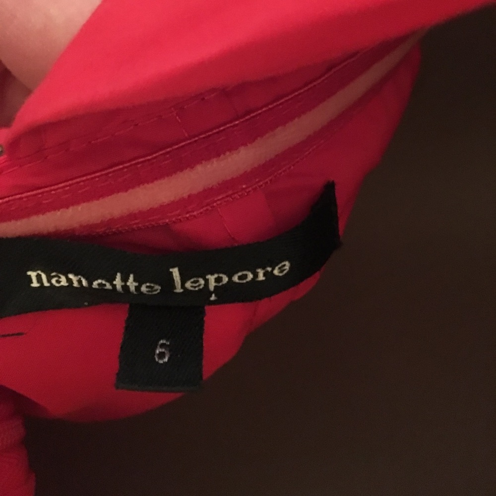 Red one shoulder dress - Picture 4 of 4