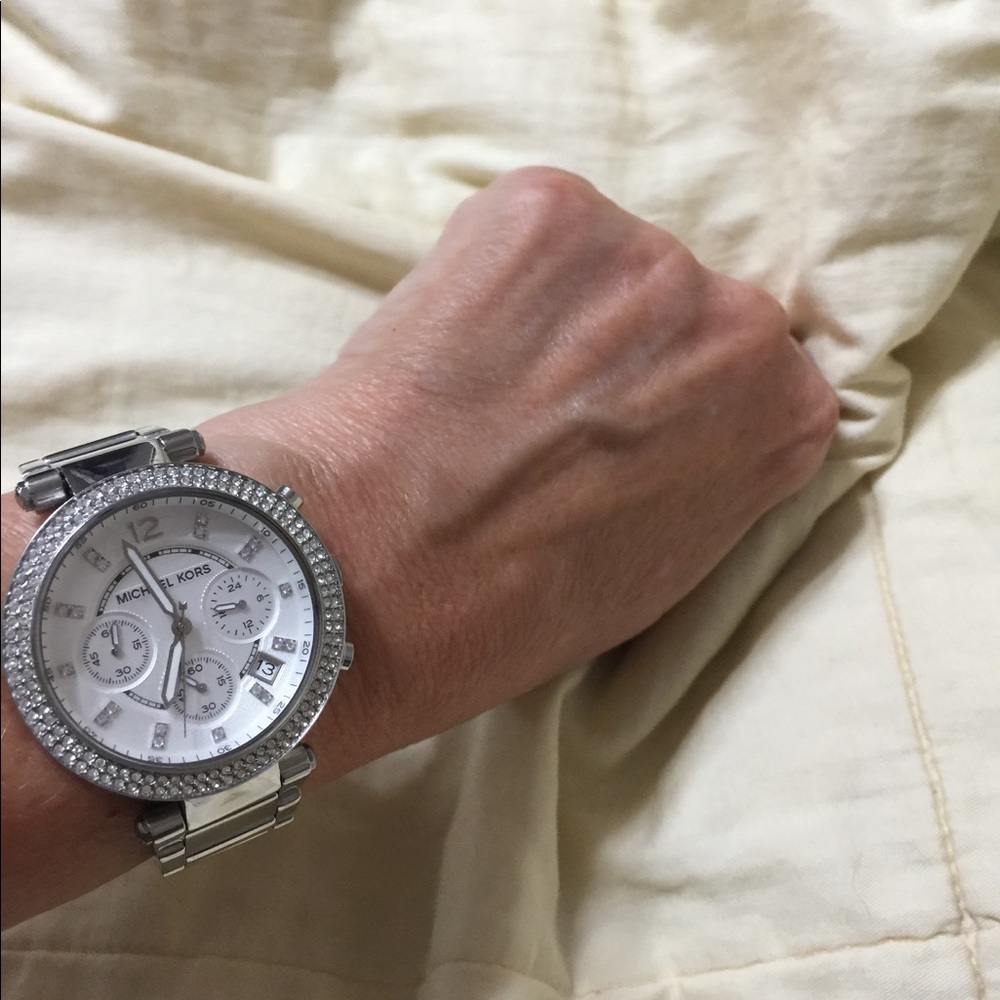 Michael Kors
Parker Glitz Watch, Silver Color