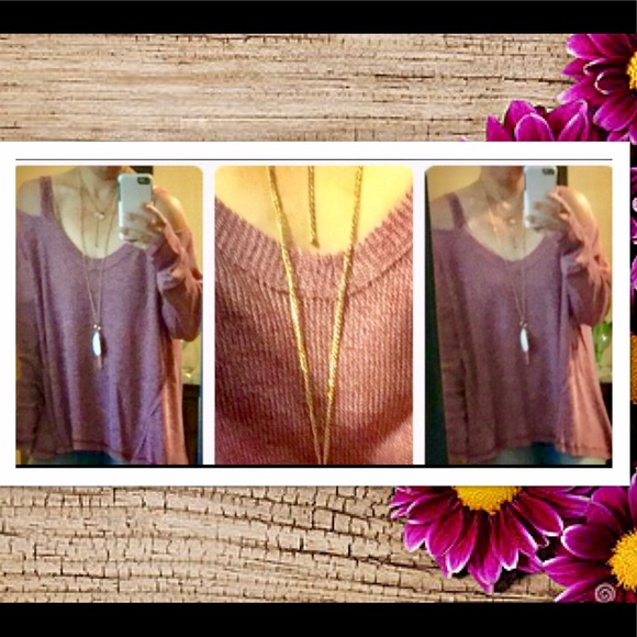 Cold shoulder "Berry" Thermal 💞SALE.... - Picture 4 of 5