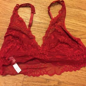 Vs pink BRALETTE red size small