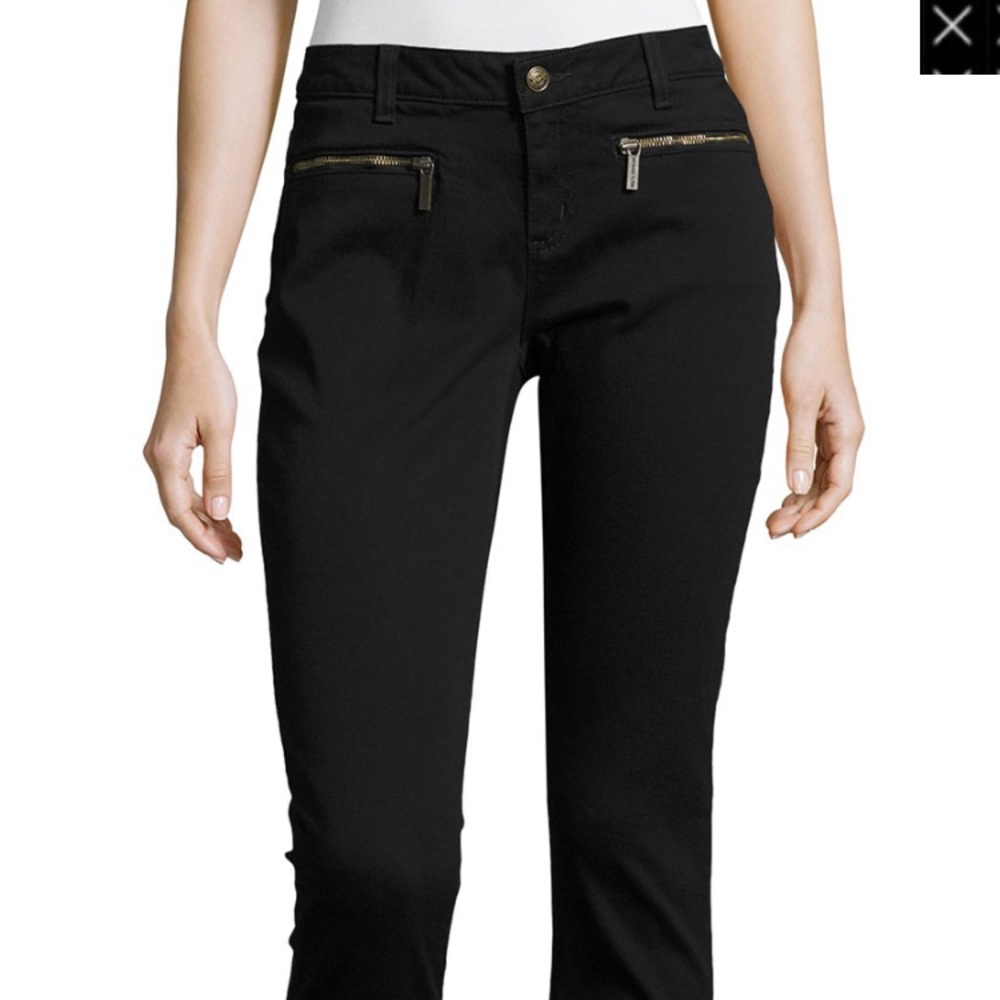 Michael kors zip-pocket skinny jeans