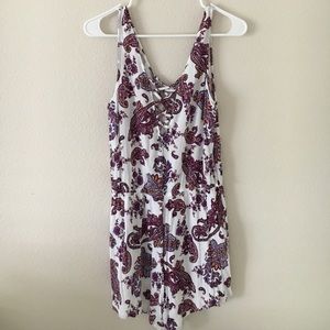 Paisley Design Romper