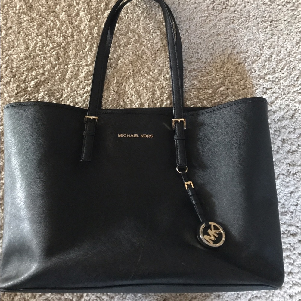 Black Michael Kors tote bag