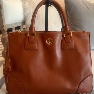 Tory Burch Robinson double zip tote