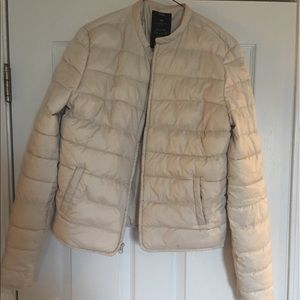 Gap Cream Bubble Jacket