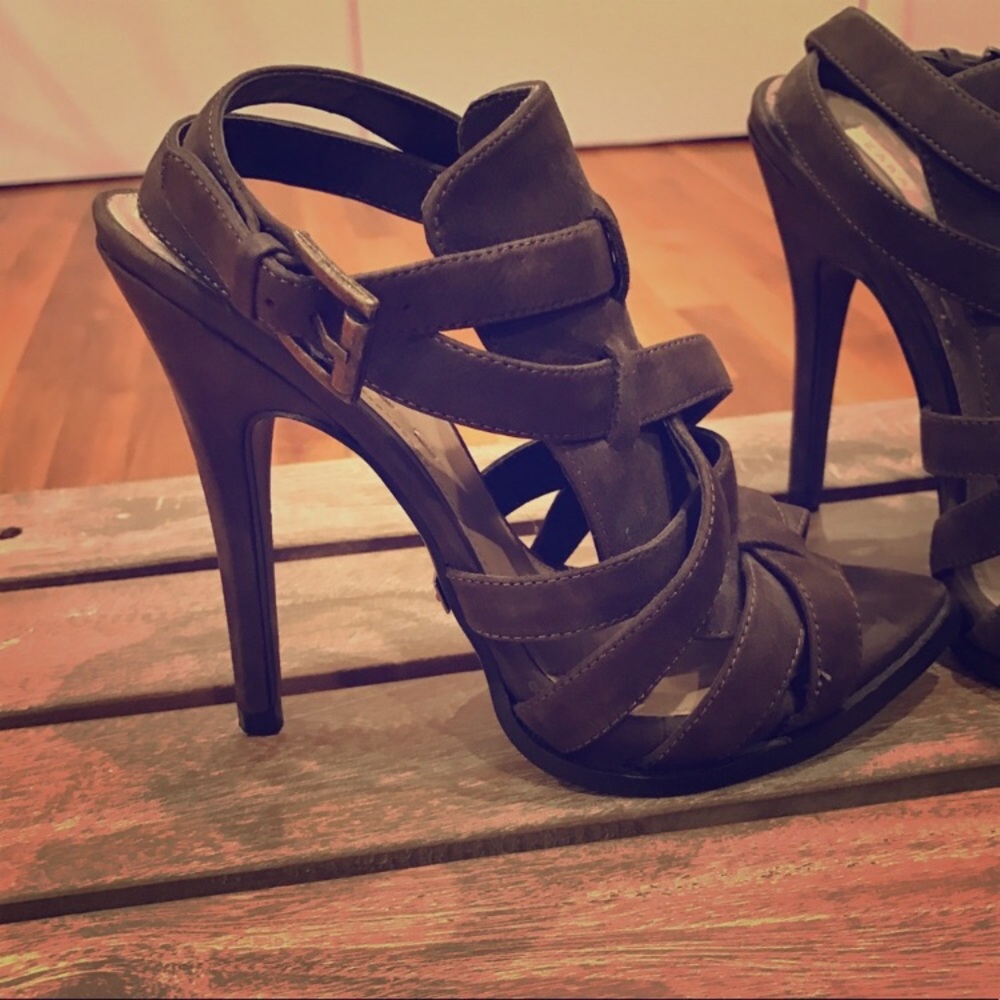 Olive Green Zara Heels