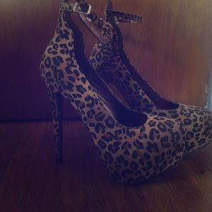 Cheetah print heels