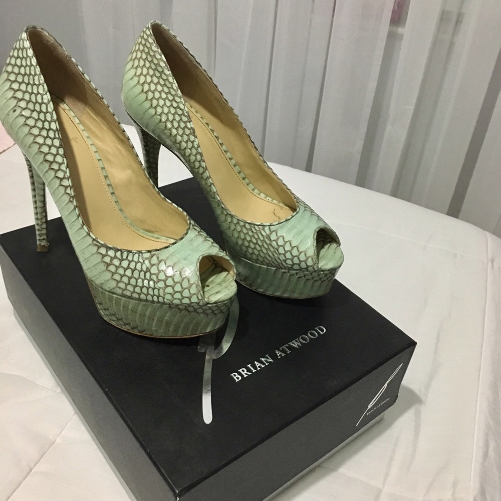 Brian Atwood Python Heels