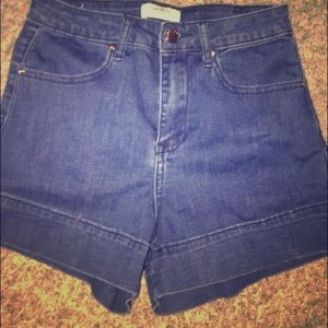 High waisted shorts