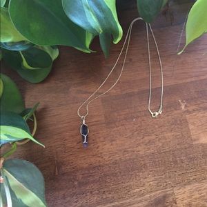 Wrapped amethyst necklace