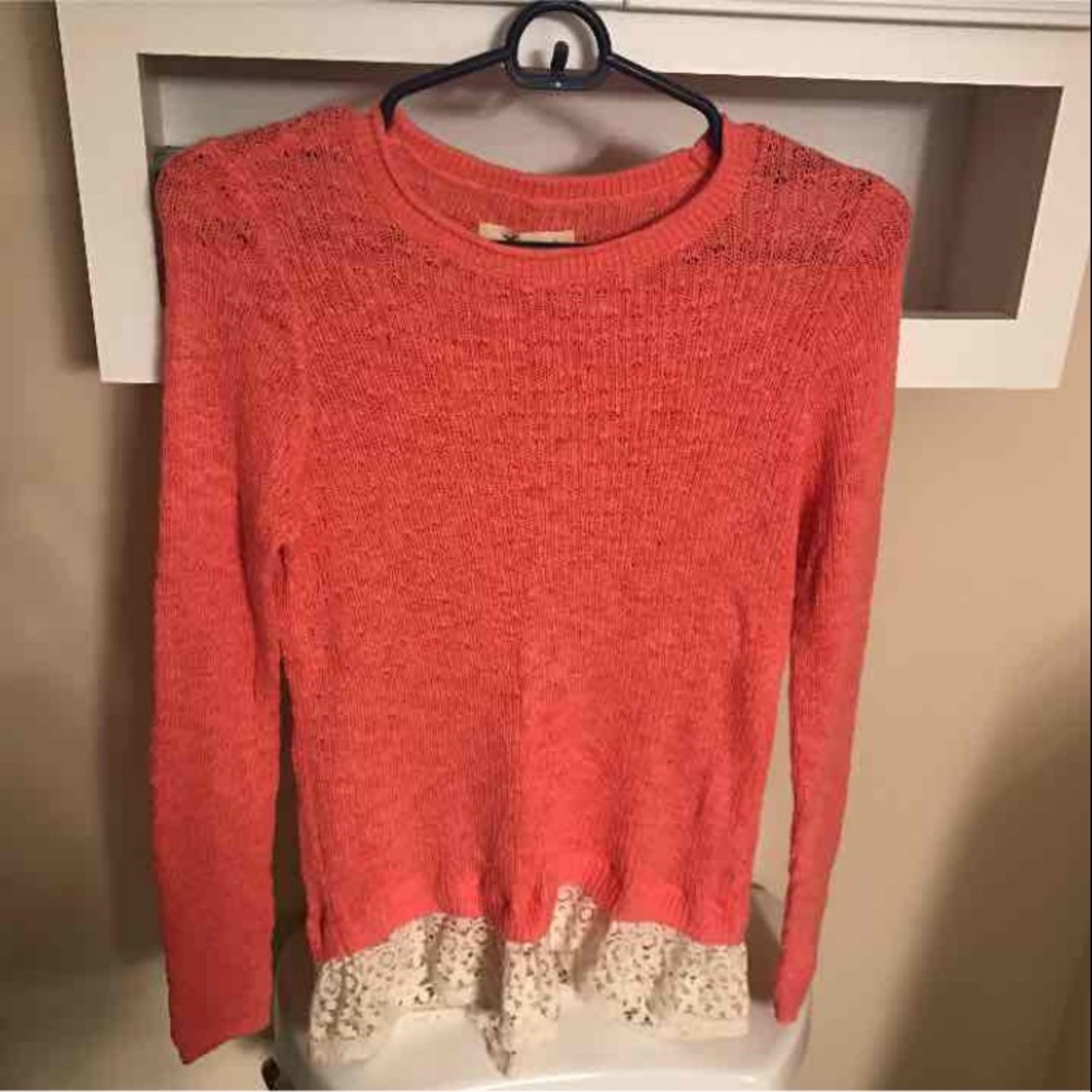 Pink hollister sweater