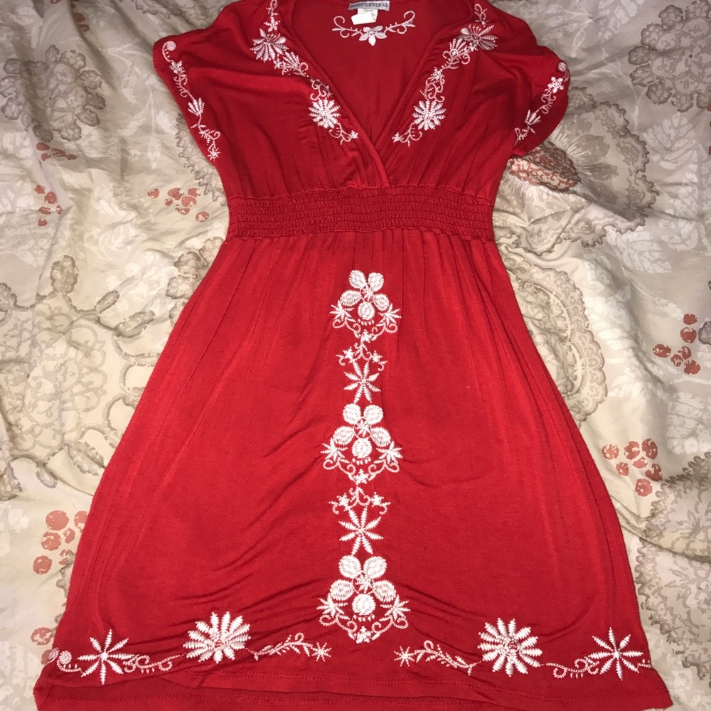 Red summer dress 👗