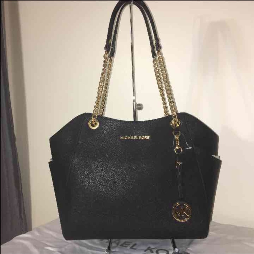 Michael Kors Lg Chain Jet Set tote