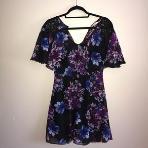 Floral V-Neck Dress