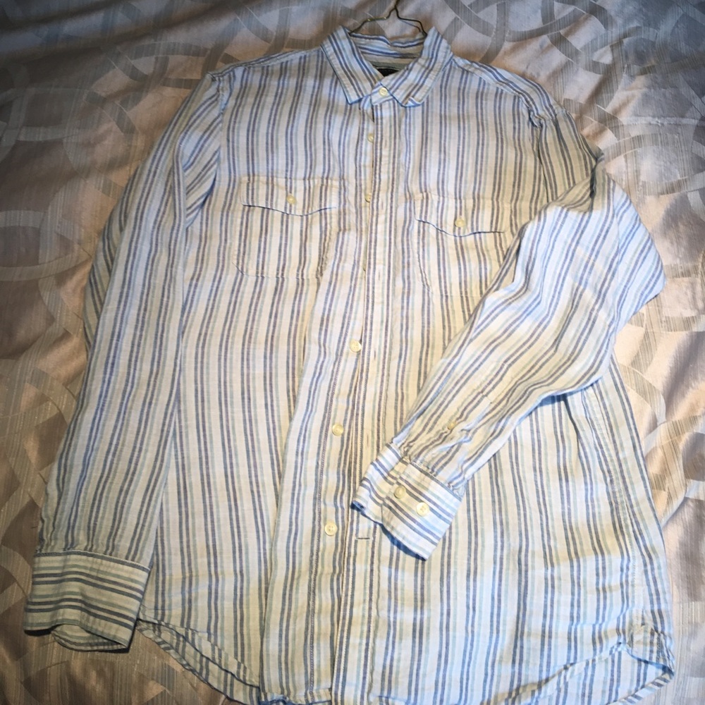Banana Republic linen button down