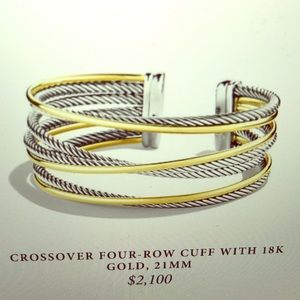 David Yurman Cuff 18k