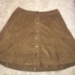 Abercrombie Suede Skirt