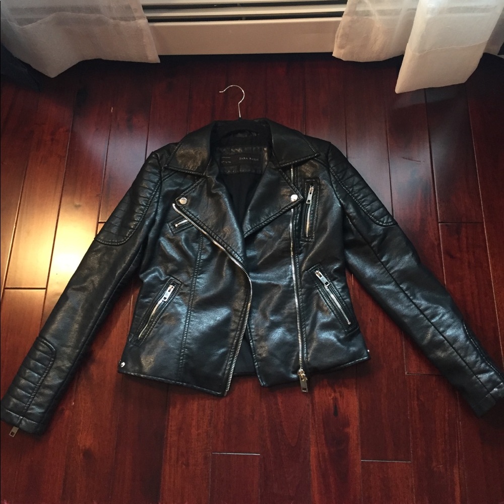 Zara Vegan leather jacket
