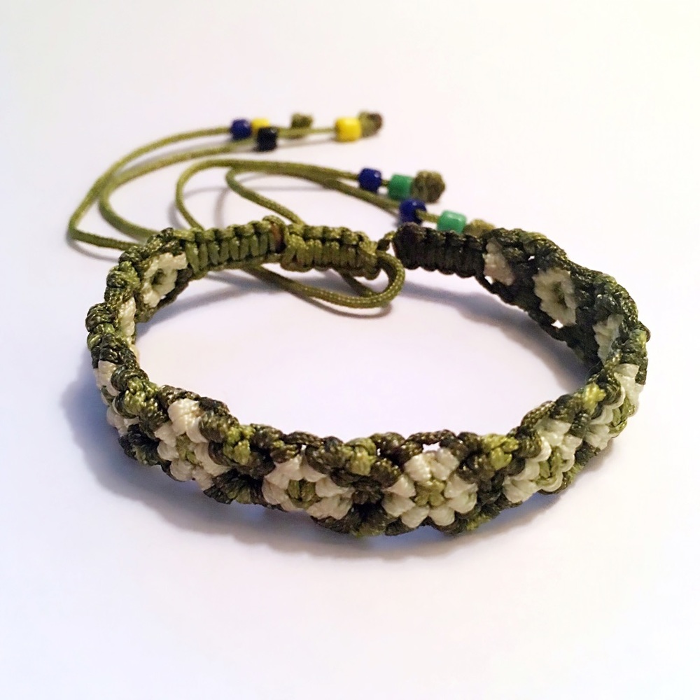 Handmade woven bangle