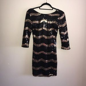 Sequined Mini Dress