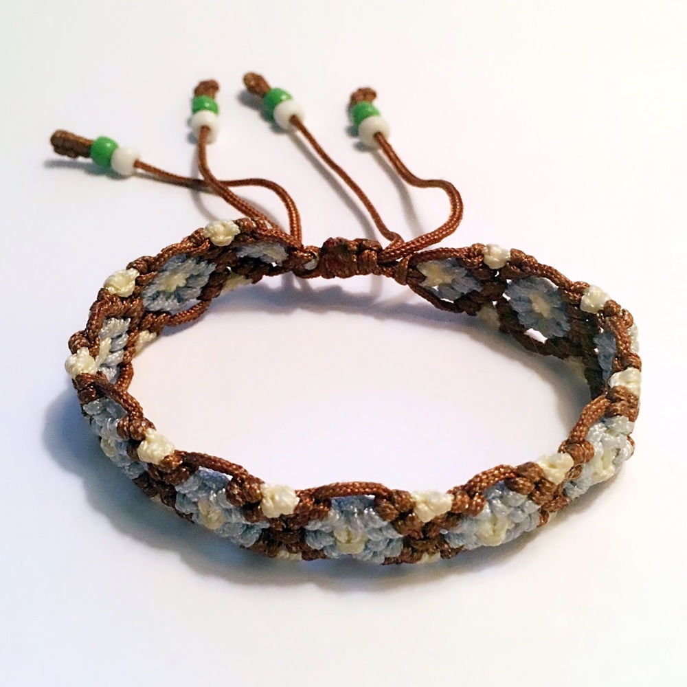 Handmade woven bangle